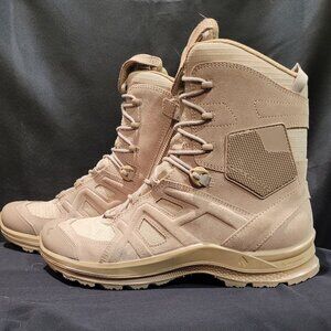 HAIX BLACK EAGLE ATHLETIC SIDE-ZIP 2.0 VT Tactical HIGH BOOTS - SIZE 10 Desert